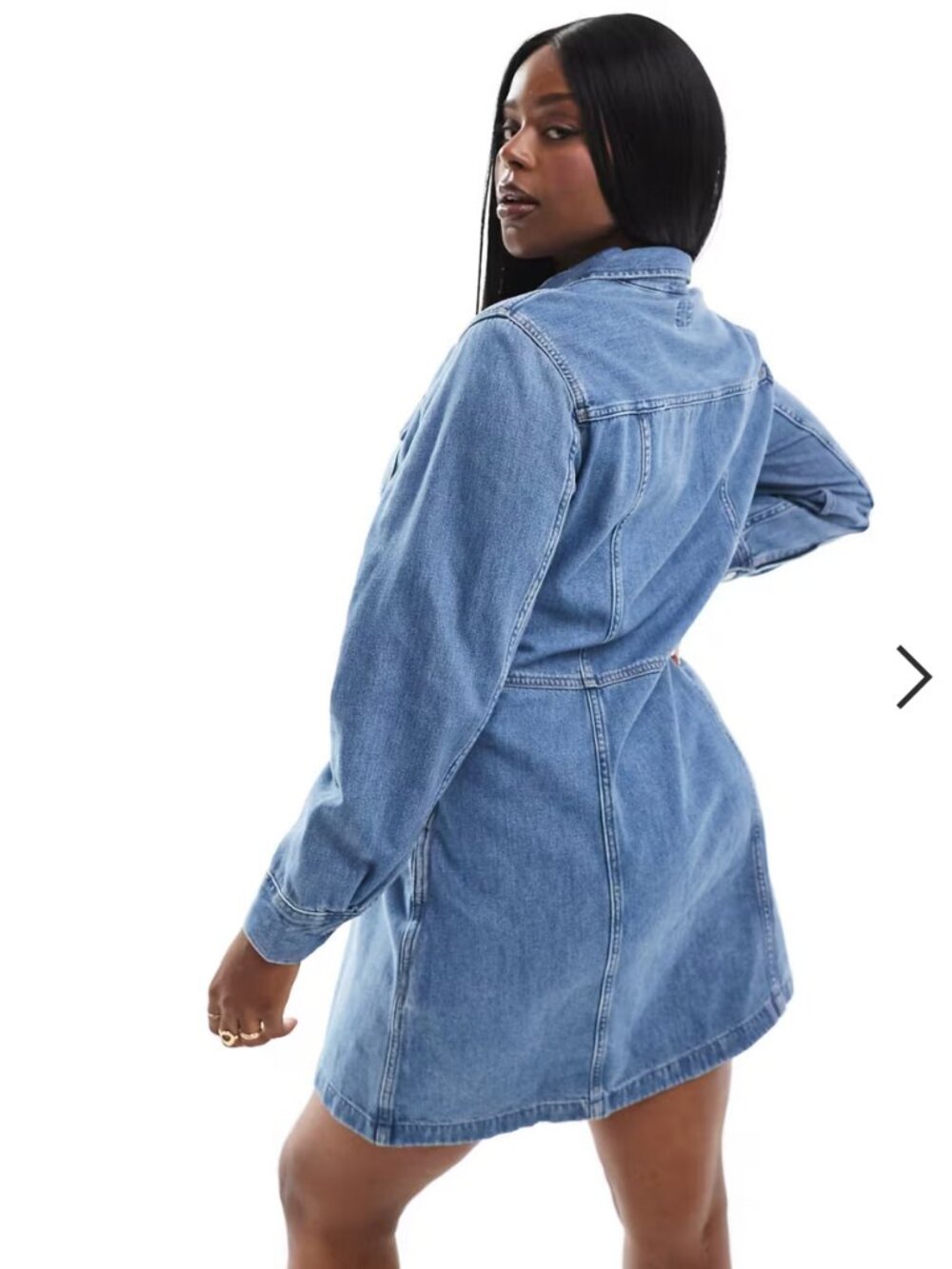 Levi's Jeans Denim Jacket Flynn Western Dress XL - Picture 3 of 7